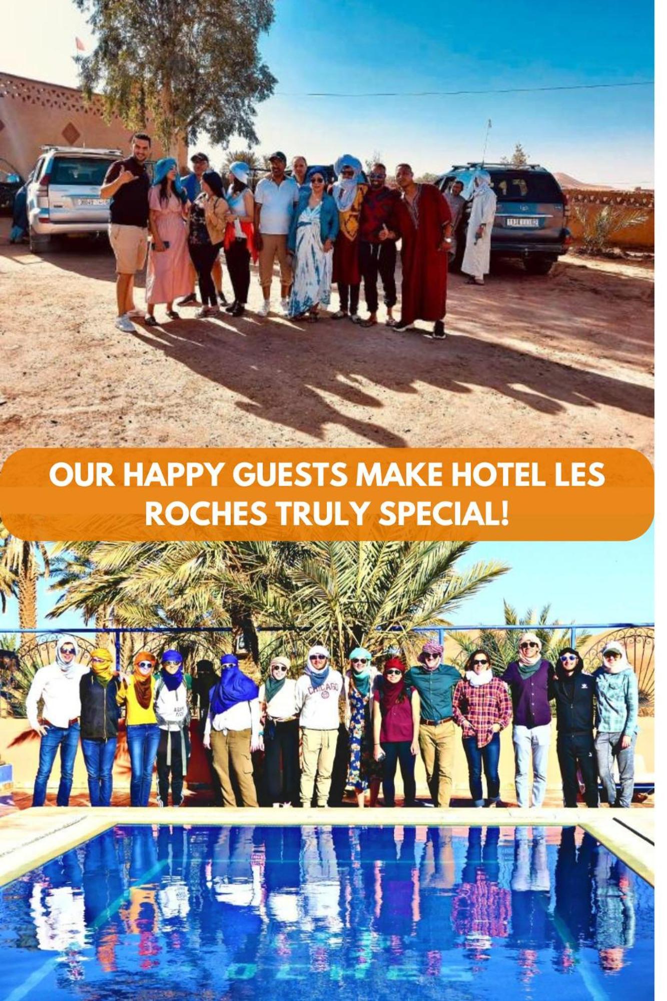 Hotel Les Roches Merzouga Exterior foto